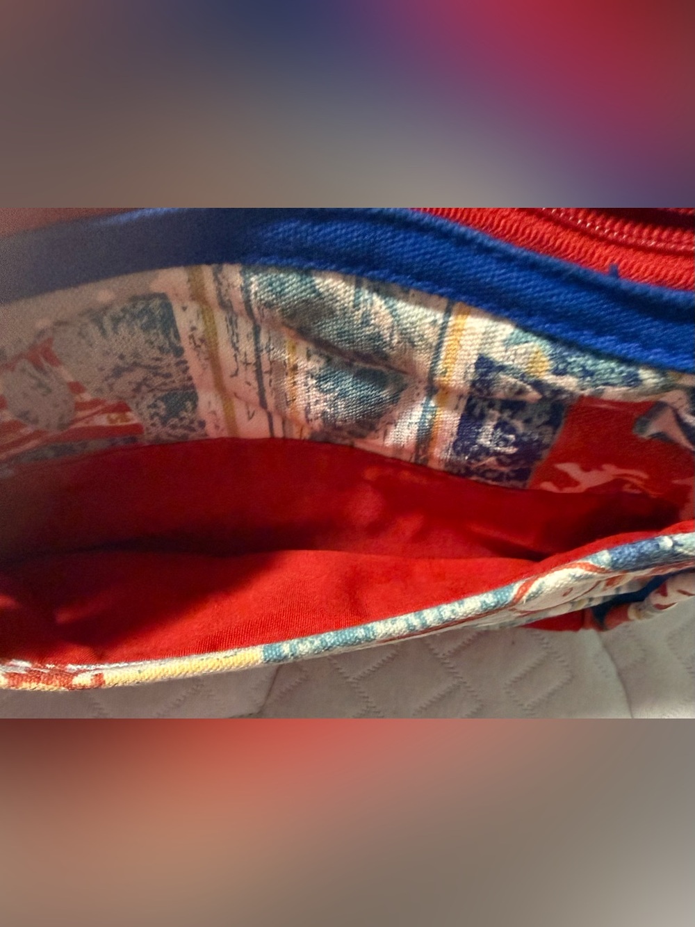 Nautical Red & Blue Crossbody Bag, EUC
No call outs. - Picture 3 of 7